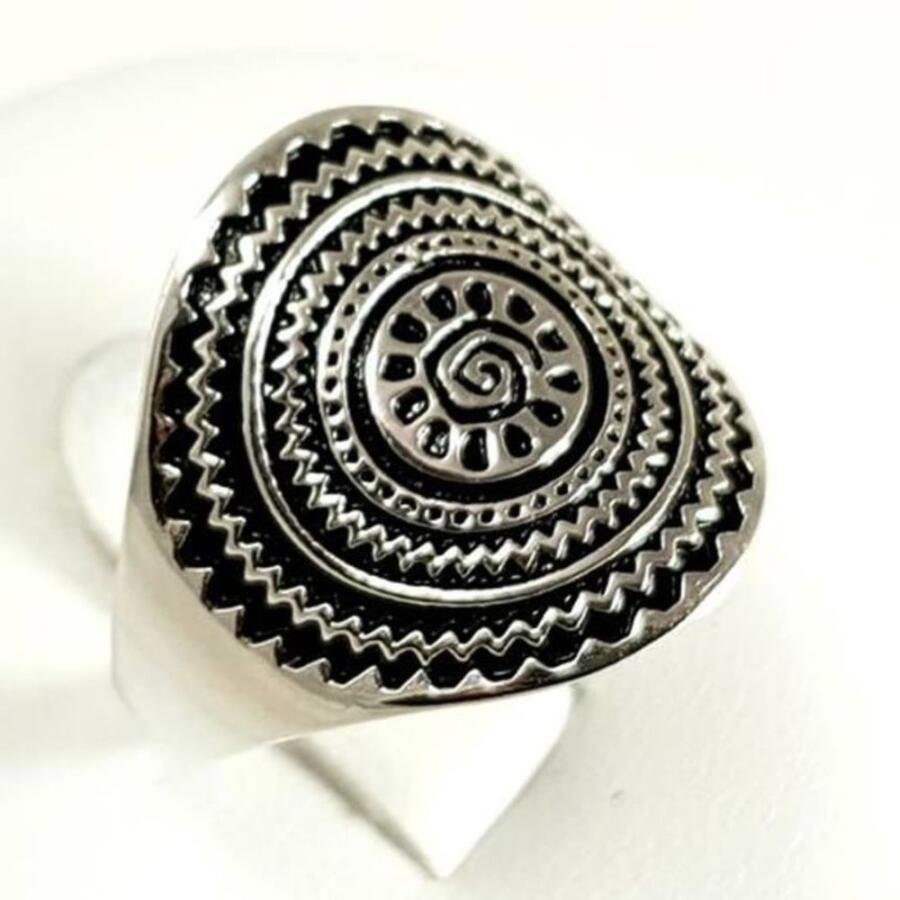 Anillo plata 925 - Diseño Inca