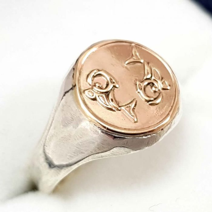 Anillo De Plata Con Signo Del Zodíaco De Acuario, Anillo De Acuario Con Signo Astrológico, Joyería Del Zodíaco, Regalo Para Acuario, Anillo De Acuario Grabado, Joyería Del Horóscopo - México