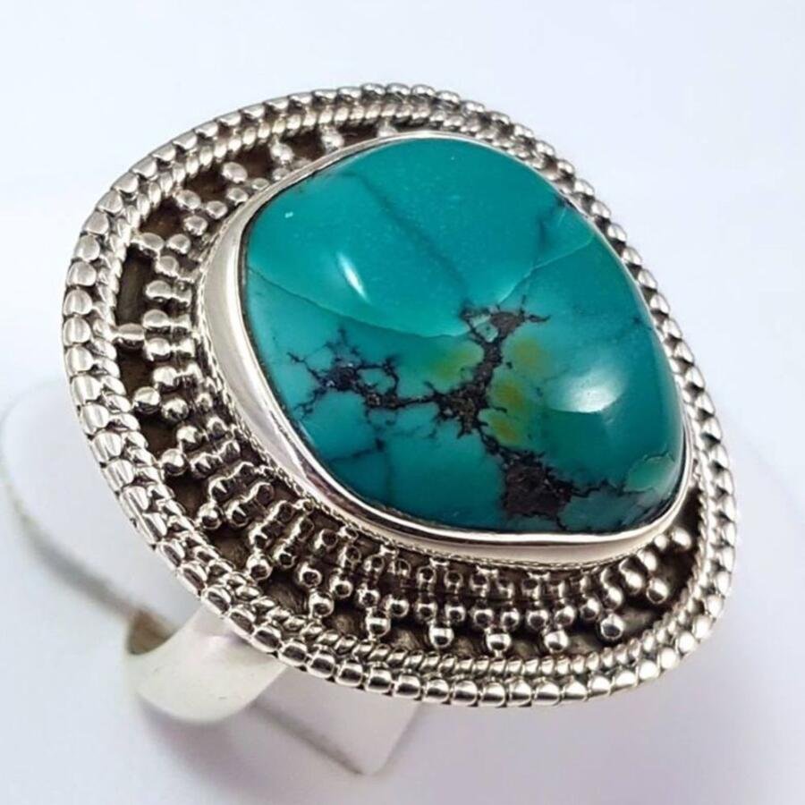 Anillo plata y Turquesa
