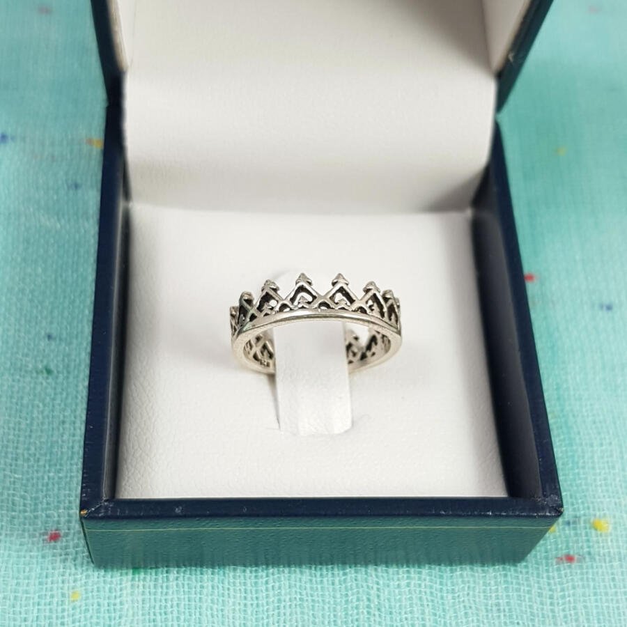 Anillo en plata 925 - Corona