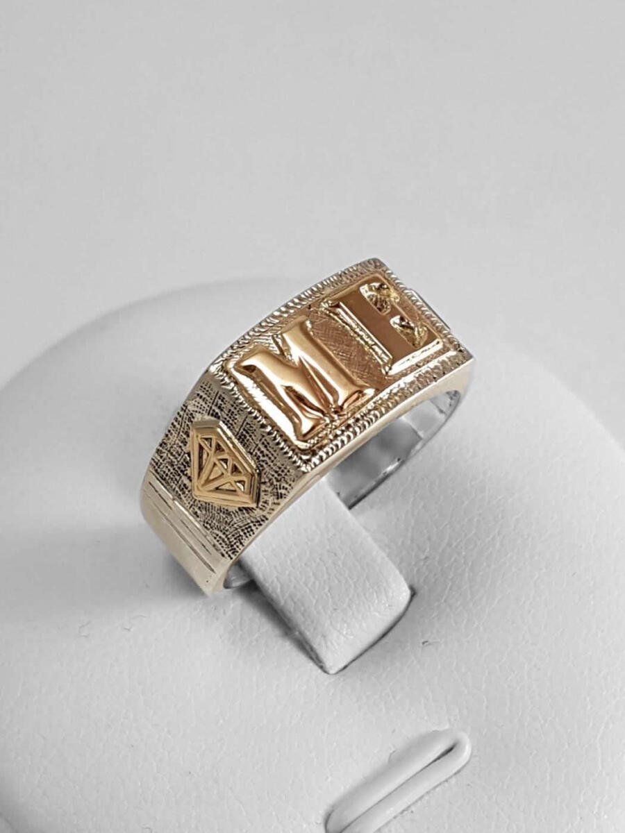 Anillo sello ‘Iniciales Eternas’ — Classic, Premium & Royal