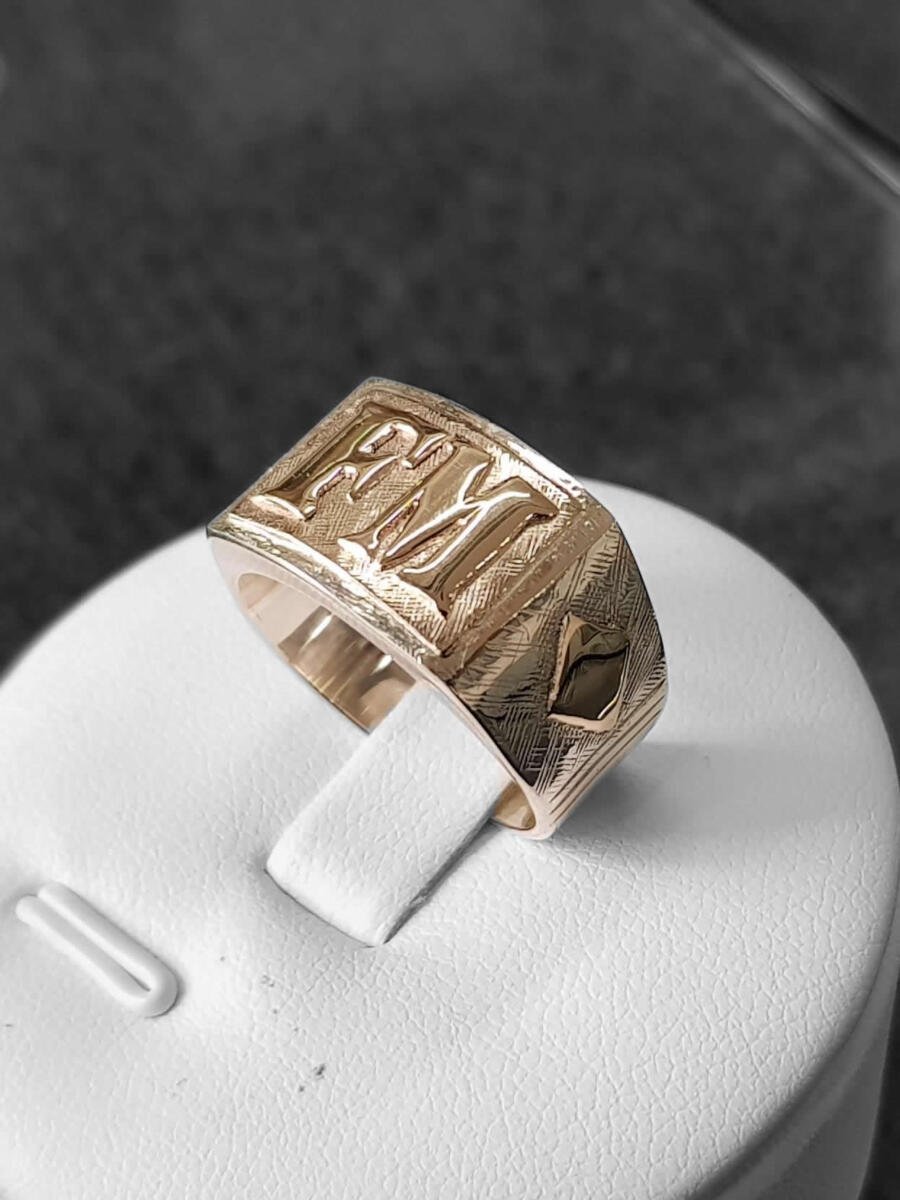Anillo sello ‘Iniciales Eternas’ — Classic, Premium & Royal - Imagen 7