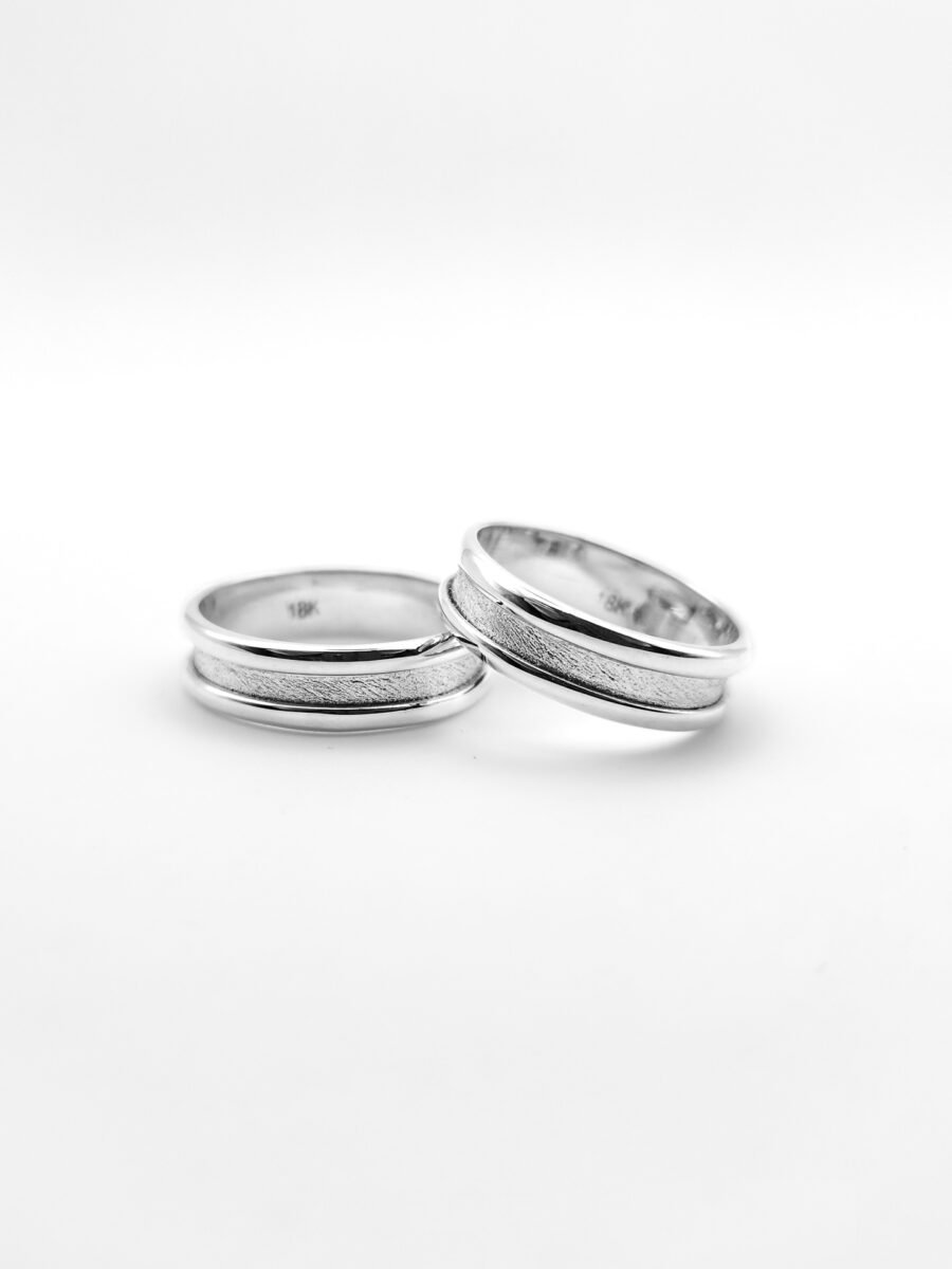Alianzas en oro 18K blanco - Imagen 3