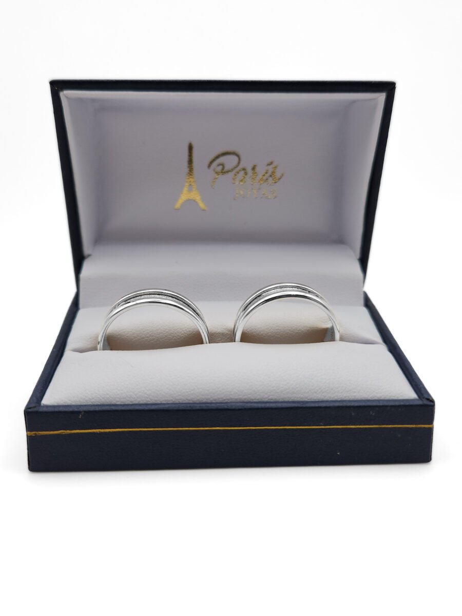 Alianzas en oro 18K blanco - Imagen 4