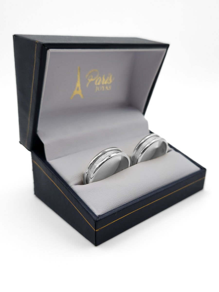 Alianzas en oro 18K blanco - Imagen 2