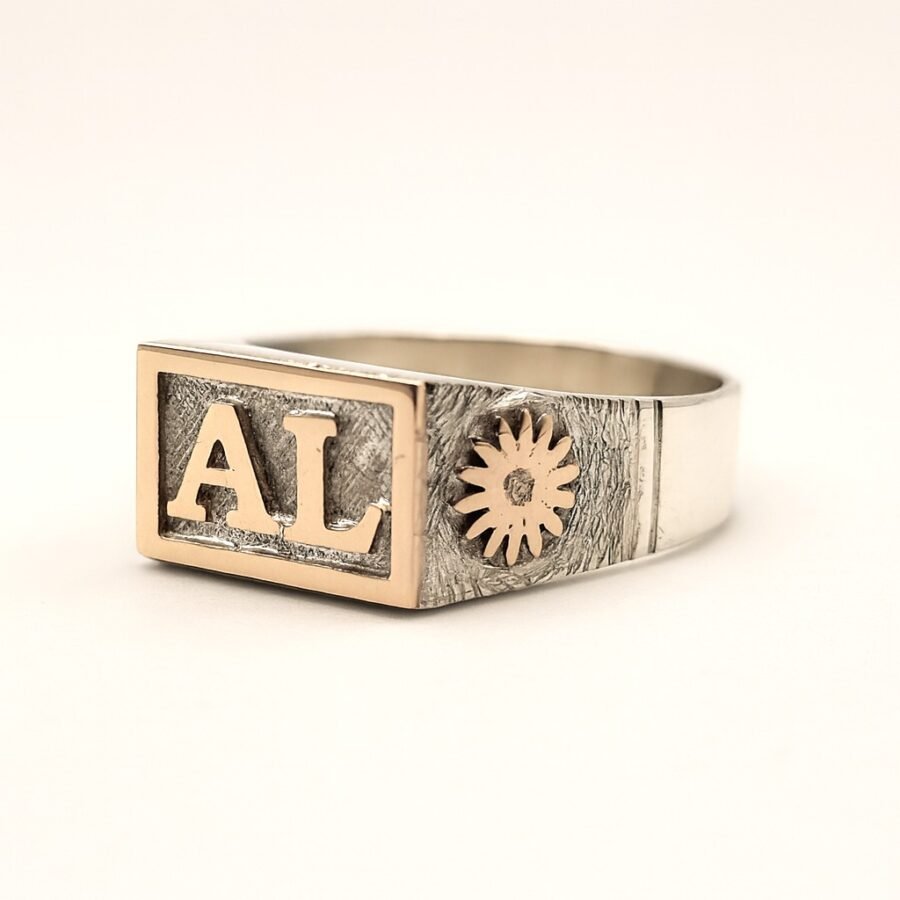 Anillo sello ‘Iniciales Eternas’ Classic – 8 x 10 mm - Imagen 4